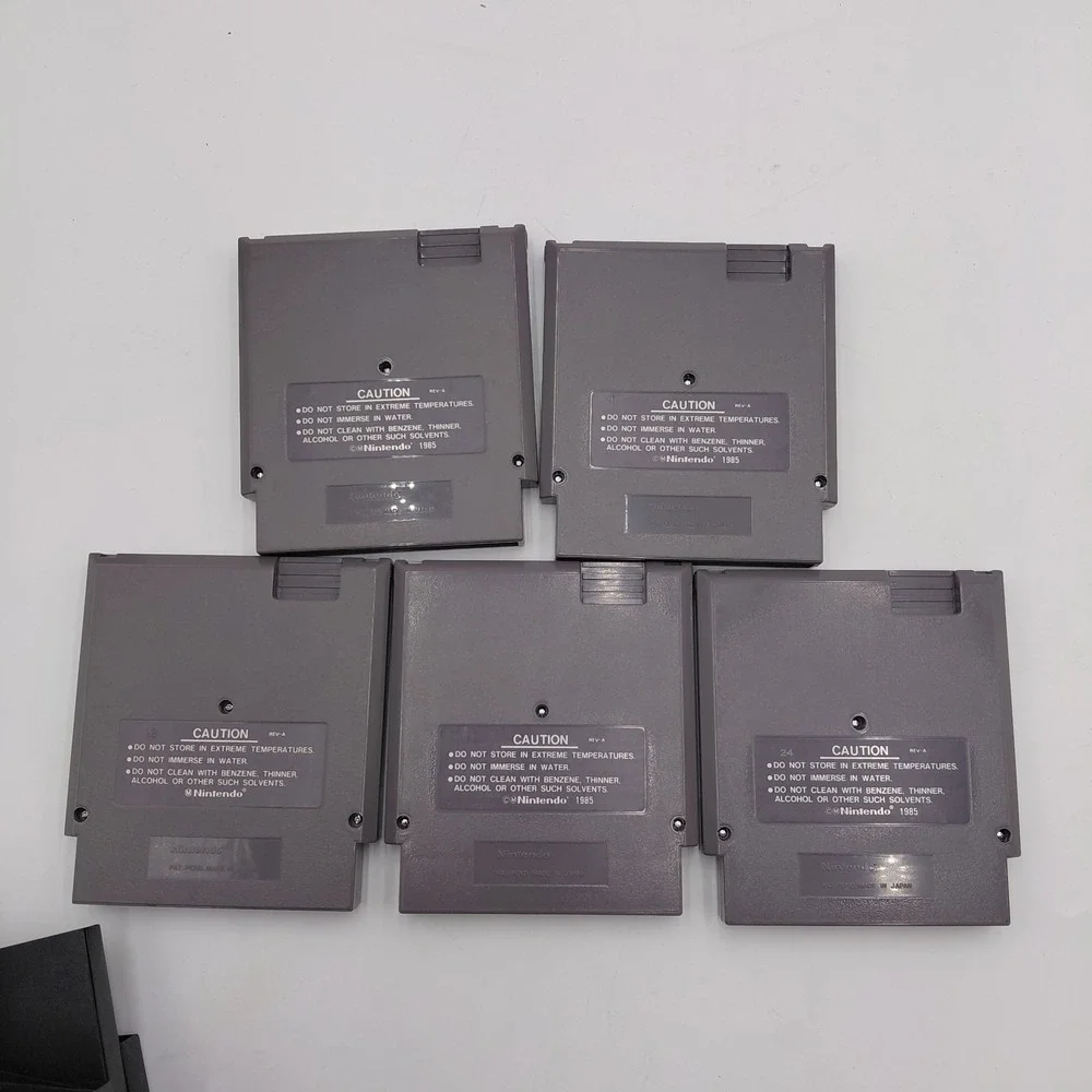 80s Vtg 5 NES Cartridge Game Lot Tested Sports Golf Baseball No Boxes Or Manuals